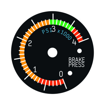 Zifferblatt für Break Pressure Instrument 38mm