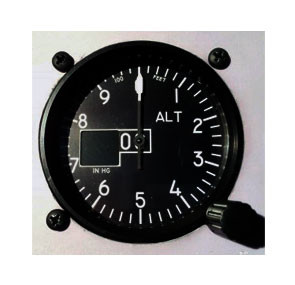 Altimeter sigle pointer with OLED STD Type 2