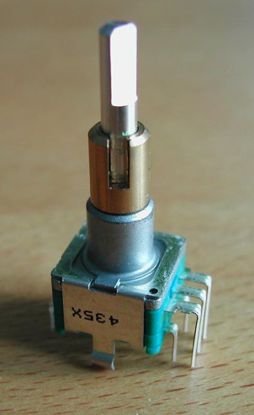 Dual Encoder with Pushbutton