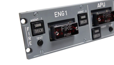 Fire Switch Unit  für A320 Cockpit - view 1 