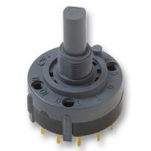 Rotary switch three positions 1 pole index 60°